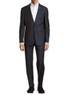 Armani Collezioni Solid Notch-lapel Suit