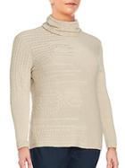 Lafayette 148 New York, Plus Size Long Sleeve Cashmere Sweater