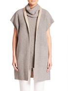 Elie Tahari Reversible Wrap Cardigan