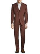 Brioni Wool & Silk Striped Suit