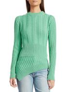 Maggie Marilyn Rufus Long-sleeve Asymmetric Virgin Wool Sweater