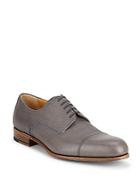 A. Testoni Textured Leather Blucher Shoes