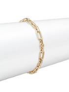 Saks Fifth Avenue 14k Yellow Gold Fancy Link Bracelet