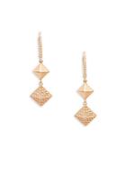 Ef Collection 14k Rose Gold Pyramid Dangle & Drop Earrings