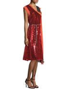 Marc Jacobs Sequin Wrap Dress