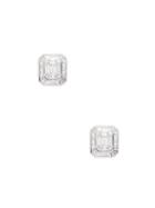 Arthur Marder Fine Jewelry 18k White Gold & Diamond Stud Earrings