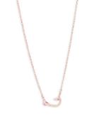 Miansai 10k Rose Gold Charm Hook Necklace