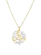 Saks Fifth Avenue 14k Two Tone Gold Tree Of Life Pendant Necklace