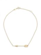 Saks Fifth Avenue 14k Yellow Gold Arrow Anklet