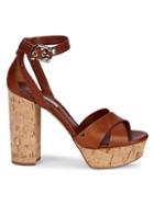 Casadei Leather Heeled Ankle-strap Sandals