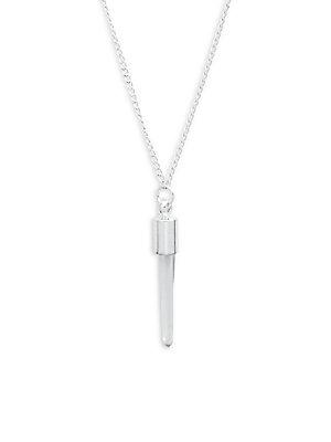 Mhart Quartz & Sterling Silver Spike Pendant Necklace