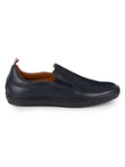 Bally Leather Elastic Insert Penny Loafers
