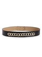 St. John Leather Chainlink Belt