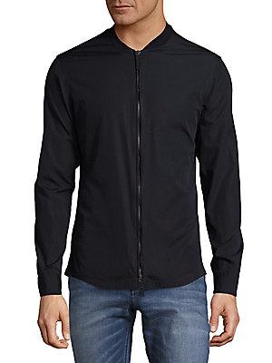 Giorgio Armani Zip-up Shirt Jacket