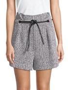 3.1 Phillip Lim 2-piece Origami Pleated Shorts And Belt