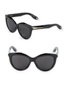 Givenchy 55mm Butterfly Sunglasses