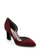 Reed Krakoff Suede D'orsay Point-toe Pumps