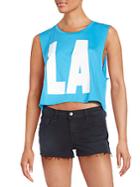 Wildfox La Graphic Tank Top