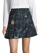 Keepsake Line Drawn Floral Skirt