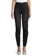 Free People Distressed High-rise Jeans