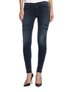 J Brand Dee Zip-pocket Skinny Jeans