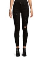 7 For All Mankind Distressed Crop Jeans