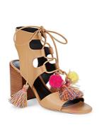Rebecca Minkoff Calissa Leather & Tassel Sandals