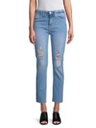 Hudson Distressed Ankle Jeans