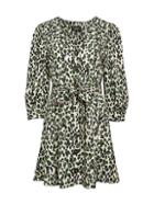Alexia Admor Fit & Flare Leopard-print Dress
