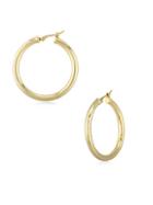 Saks Fifth Avenue 14k Gold Hoop Earrings