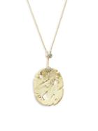 Alexis Bittar 10k Goldplated & Crystal Pendant Necklace