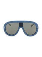 Stella Mccartney 60mm Mirrored Aviator Sunglasses