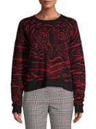 Robert Rodriguez Wool And Cashmere Tiger Sweater