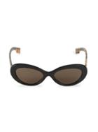 Burberry 54mm Oval Sunglasses