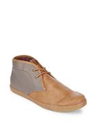 Ben Sherman Victor Faux Leather Chukka Boots