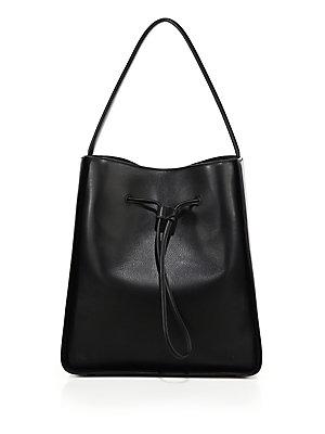 3.1 Phillip Lim Soleil Large Leather Drawstring Bucket Bag
