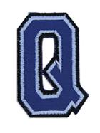Logophile Embroidered Q Patch