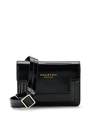 Halston Heritage Patent Leather Belt Bag