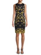 Versace Collection Printed Sheath Dress