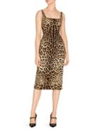 Dolce & Gabbana Leopard-print Sleeveless Dress