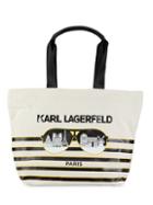 Karl Lagerfeld Paris Kristen Canvas Tote