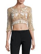 For Love & Lemons Lace Crop Top