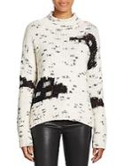 Line Earnest Space-dye Mockneck Sweater