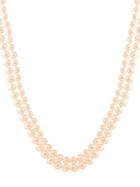 Masako Pearls 7-8mm White Pearl Endless Necklace