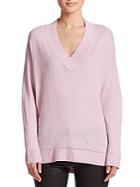 Vince Pointelle Cashmere Sweater