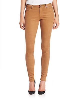 Ag Adriano Goldschmied Suede Legging Jeans