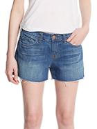 J Brand Low-rise Cut-off Denim Shorts