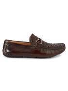 Saks Fifth Avenue Woven Leather Loafers