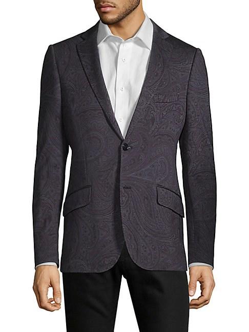 Etro Large Paisley-print Standard-fit Sportcoat