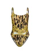 Versace Printed One-piece Swimsuit